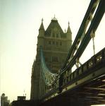 underneath the Tower Bridge