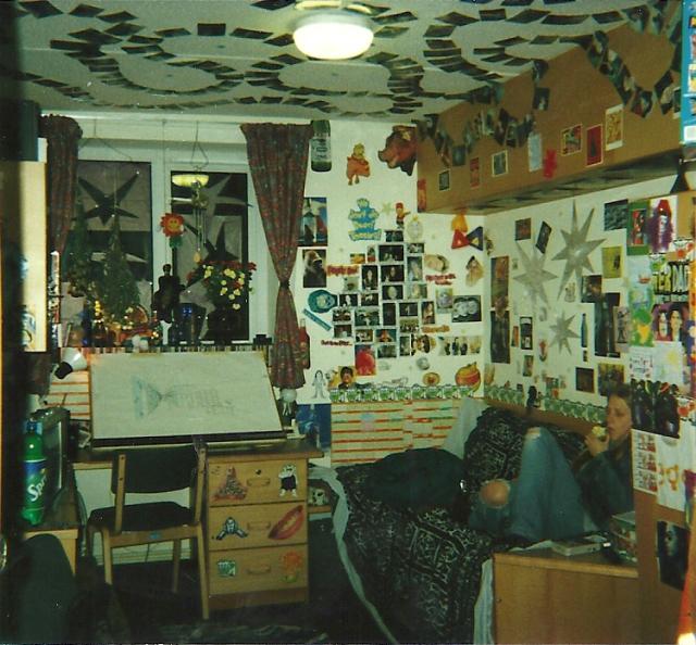 Cass's room at Uni, Huddersfield, England