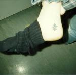 Cass's new tattoo, Huddersfield, England