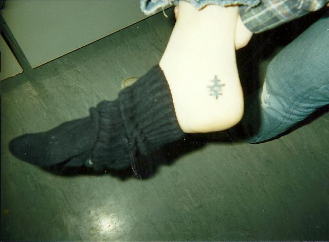 Cass's new tattoo, Huddersfield, England