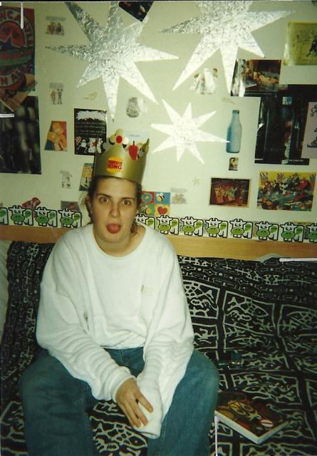 drunk in Cass's room, Huddersfield, England