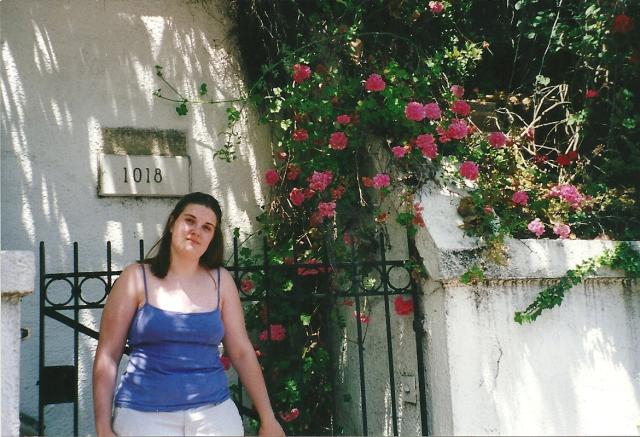 me outside house on Lombard St.