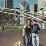 Matty and me in front of Millenium Park