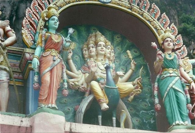 more Hindu sculpture, Batu Caves