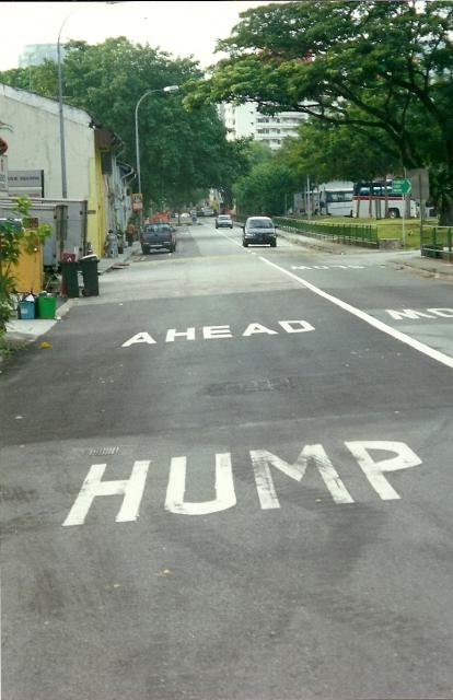 roadsign, Singapore