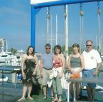 boat cruise -- me, Mr. Bill, mom, Katie, and Bill